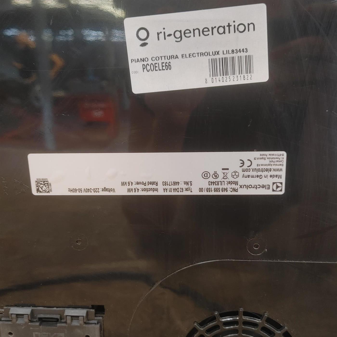 Piano cottura Electrolux LIL83443 a induzione