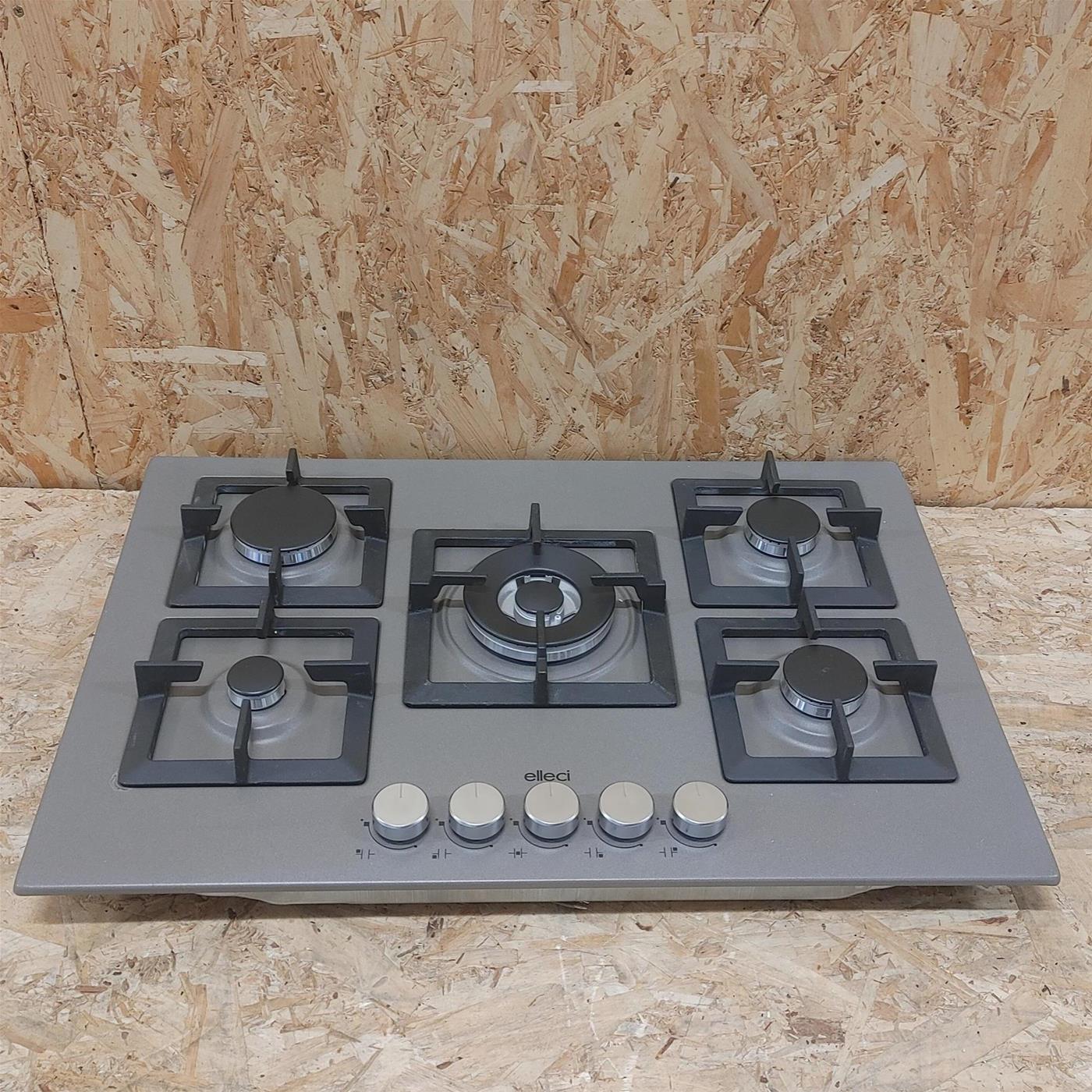 Elleci PMSP75173CS Piano Titanium Da incasso Gas 5 zona(e)