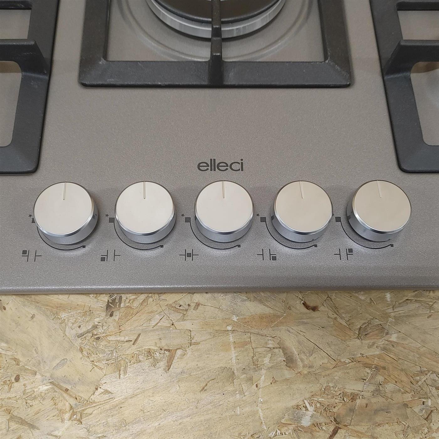 Elleci PMSP75173CS Piano Titanium Da incasso Gas 5 zona(e)