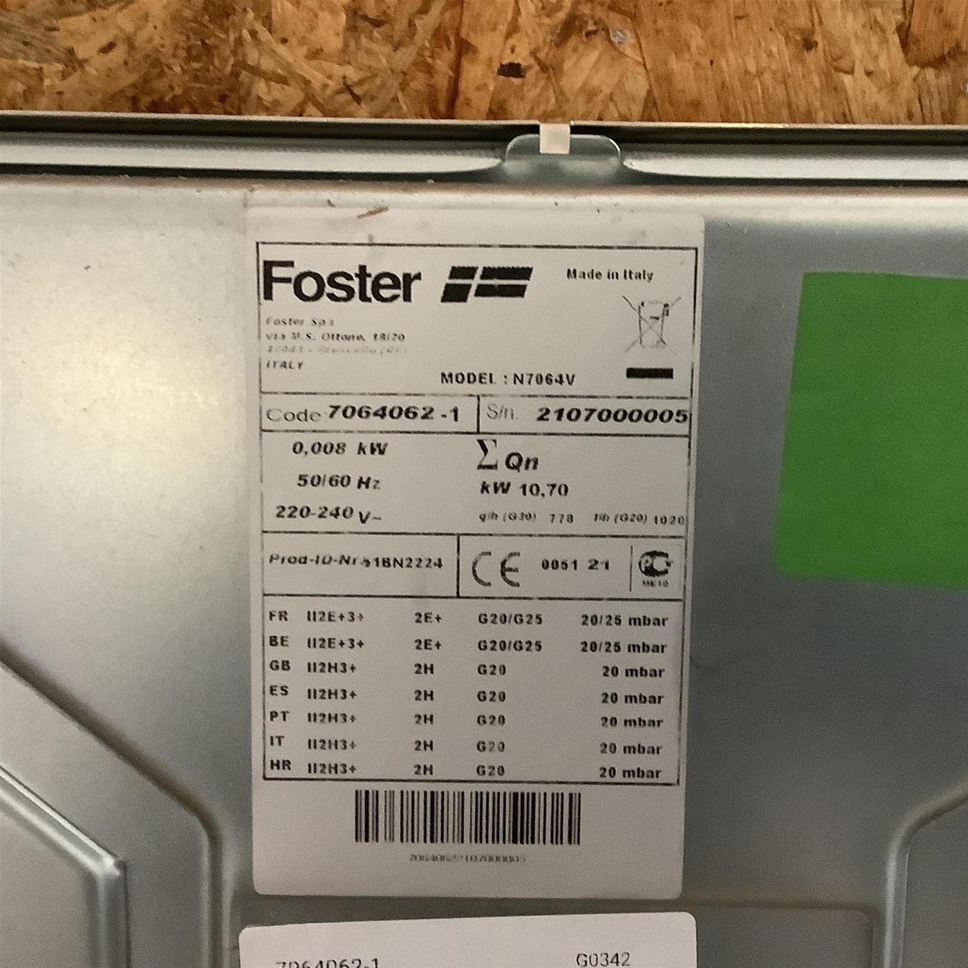 Piano cottura Foster Elettra 7064 062 A gas