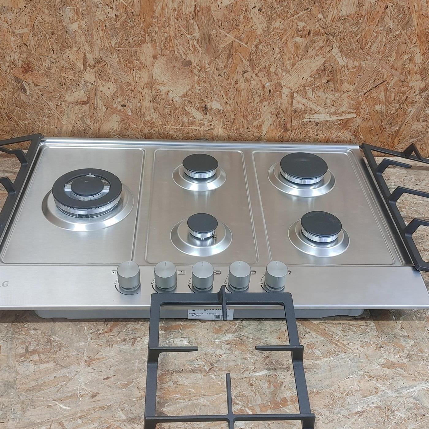 Piano cottura a gas LG CBGZ3016S 5 fuochi