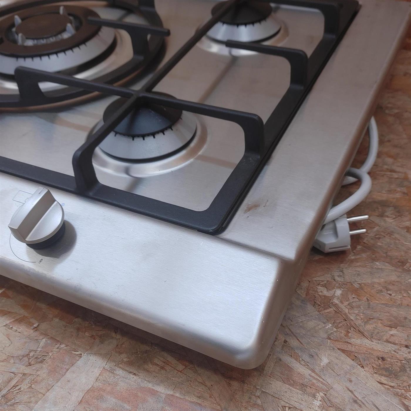 Miele KM 2033 G piano cottura Acciaio inossidabile Da incasso 75 cm Gas 5 Fornello(i)