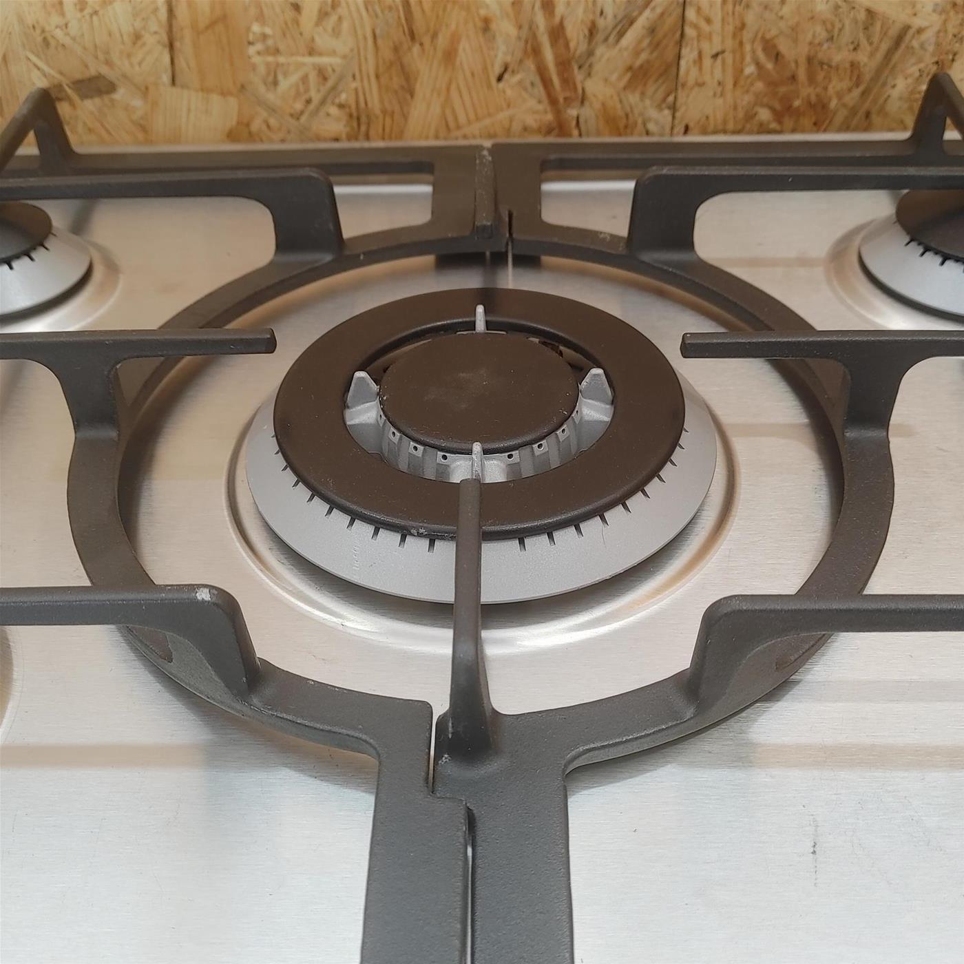Miele KM 2033 G piano cottura Acciaio inossidabile Da incasso 75 cm Gas 5 Fornello(i)