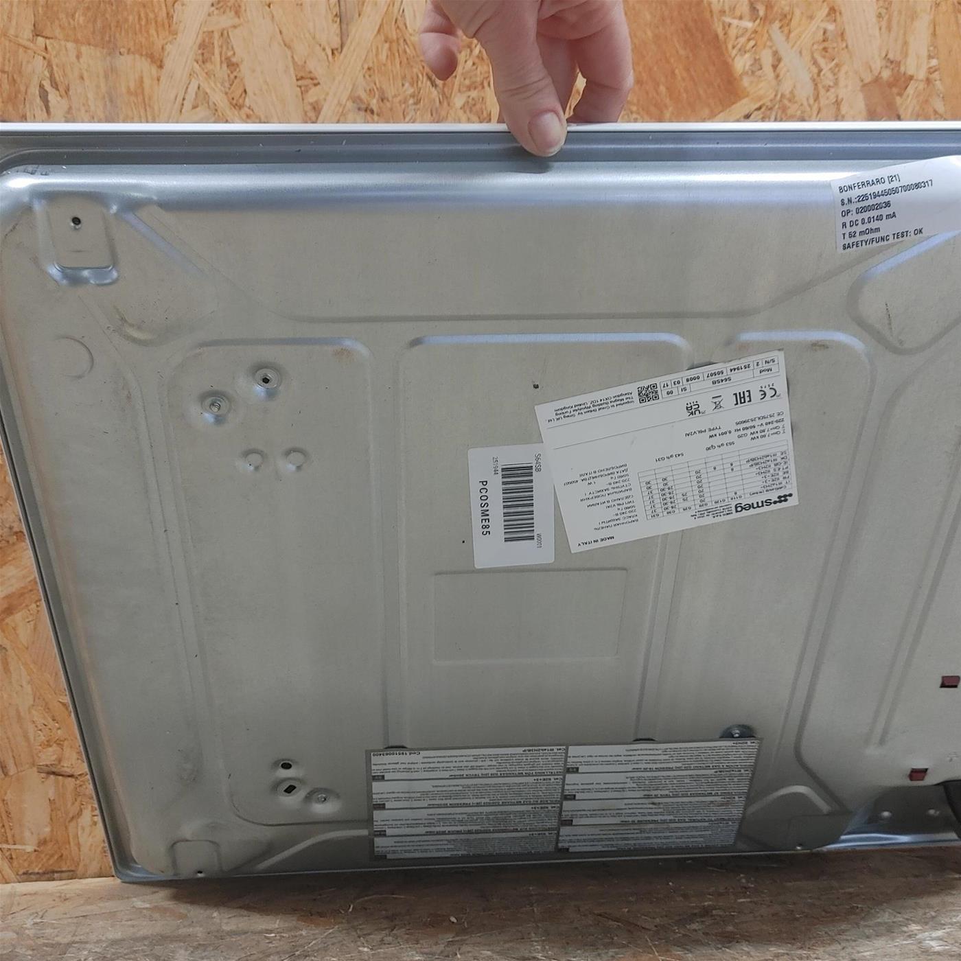 Piano cottura a gas Smeg S64SB 4 fuochi