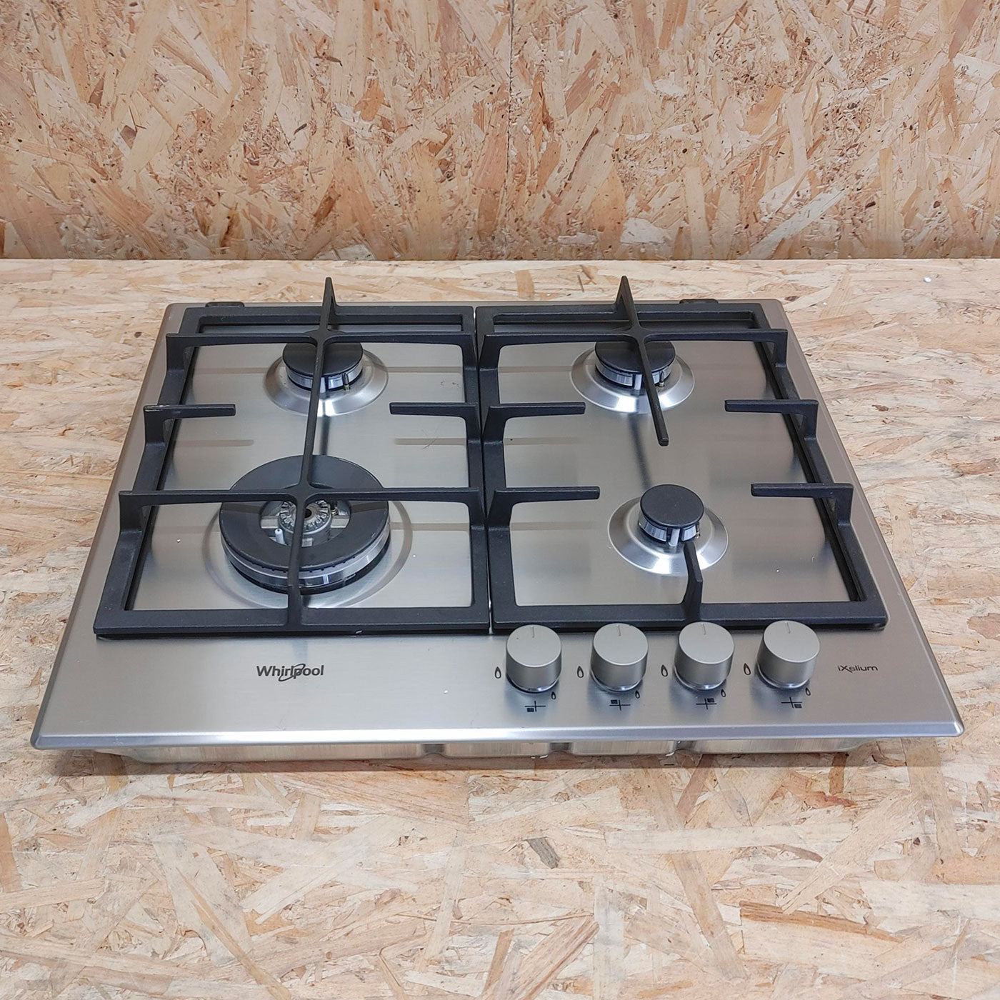 Whirlpool GMR 6422/IXL Acciaio inossidabile Da incasso 59 cm Gas 4 Fornello(i)