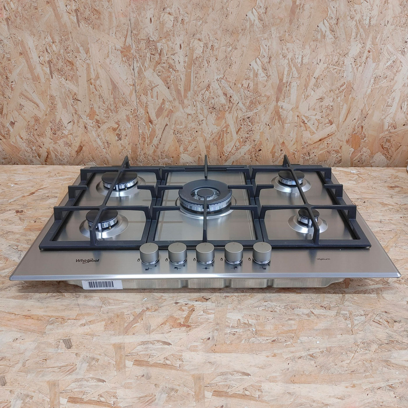 Whirlpool GMR 7522/IXL Acciaio inossidabile Da incasso 73 cm Gas 5 Fornello(i)