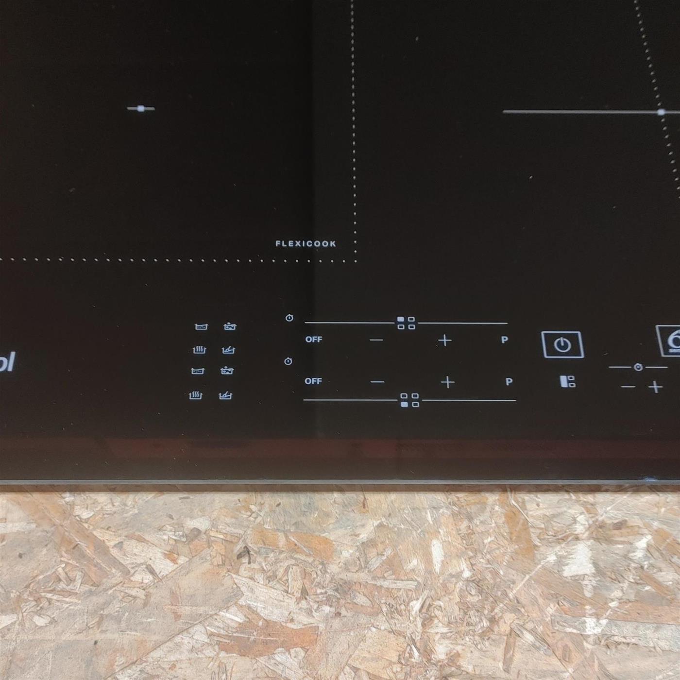 Piano cottura a induzione Whirlpool WL B2977 NE Nero Incasso 77 cm