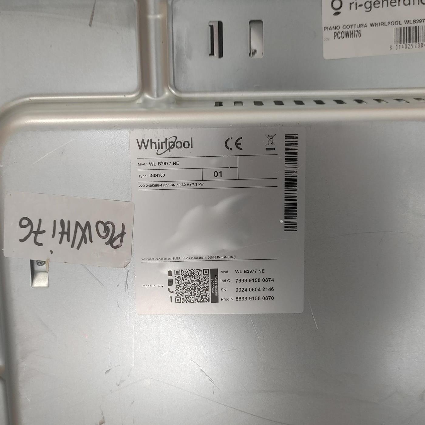 Whirlpool Piano Cottura Induzione WL B2977 NE