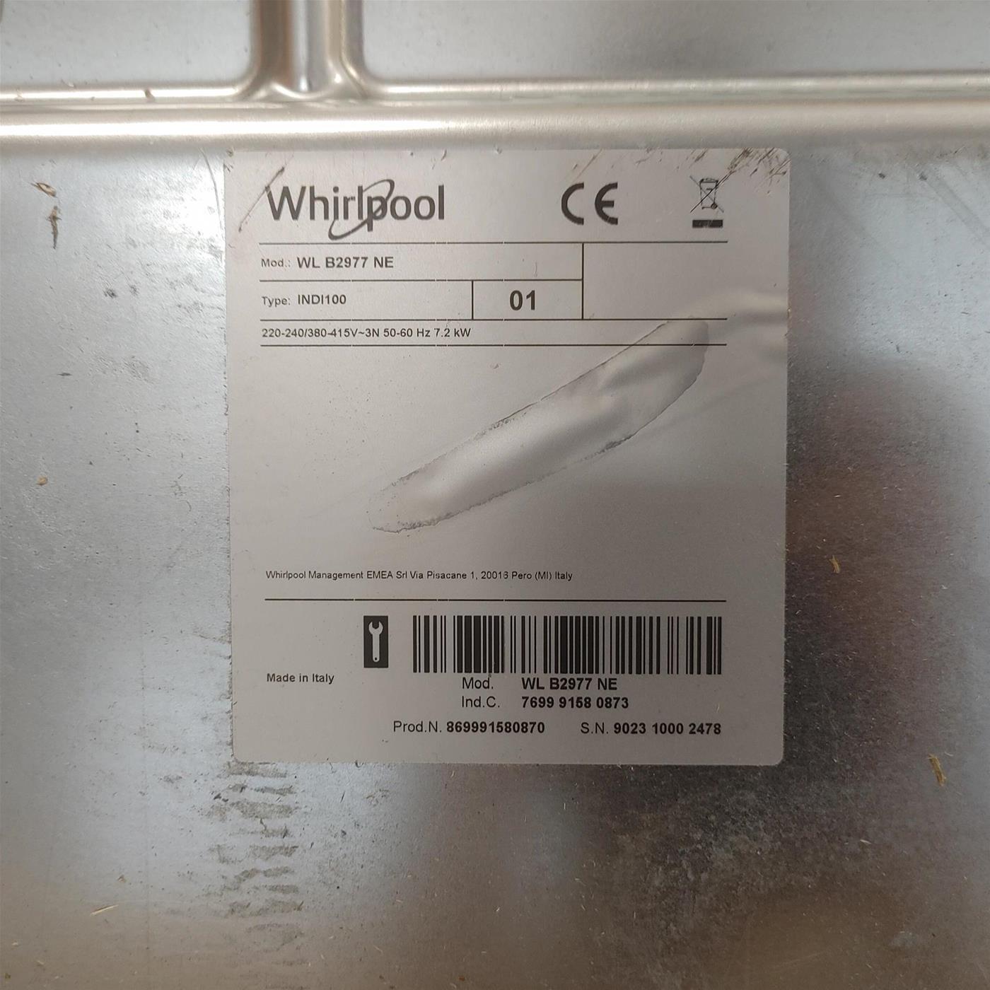 Whirlpool Piano Cottura Induzione WL B2977 NE