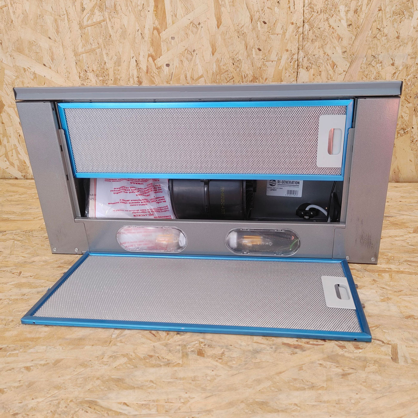 Beko HNT61110XH cappa aspirante Semintegrato (semincassato) Acciaio inossidabile 291 m³/h D