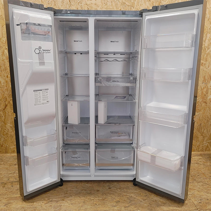 LG GSLV90PZAE Side by side Libera installazione Inox Premium 635 L, Total No Frost