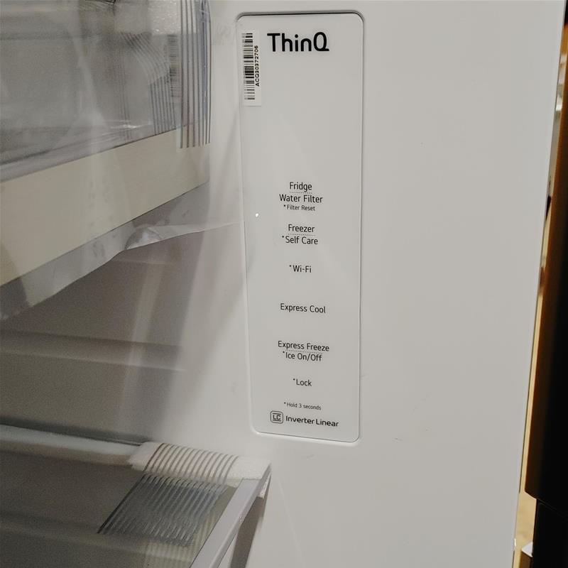 LG GSLV90PZAE Side by side Libera installazione Inox Premium 635 L, Total No Frost