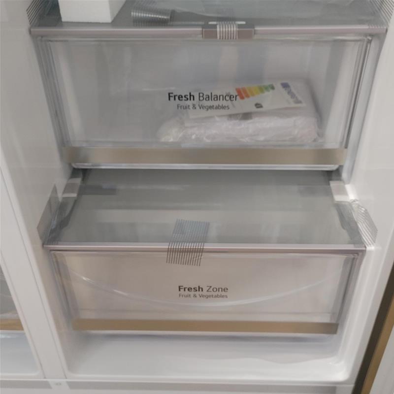 LG GSLV90PZAE Side by side Libera installazione Inox Premium 635 L, Total No Frost