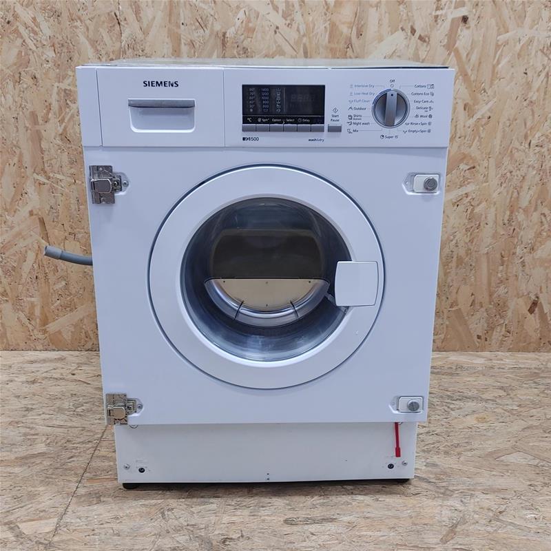 Siemens WK14D541EU lavasciuga Da incasso Caricamento frontale Bianco