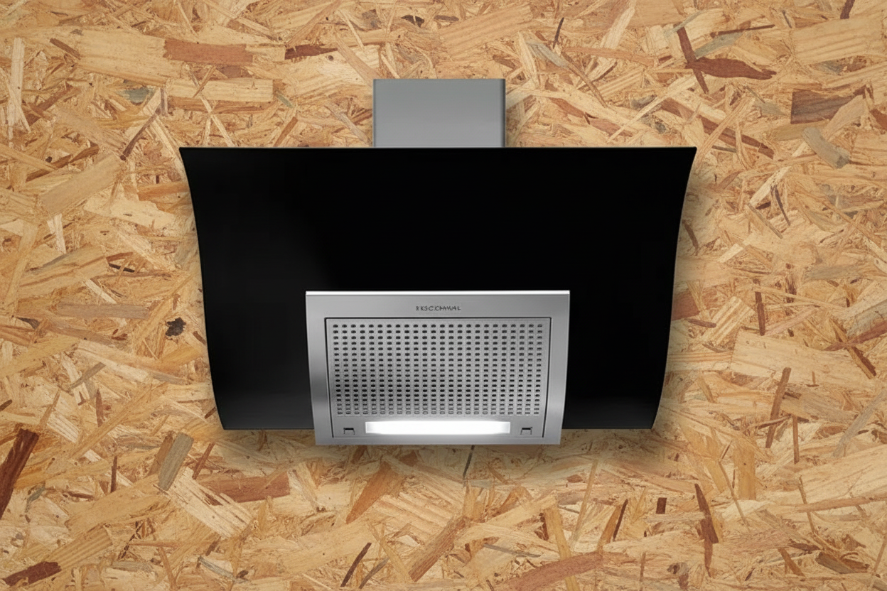 Cappa a parete Falmec Adara Nero 90 cm