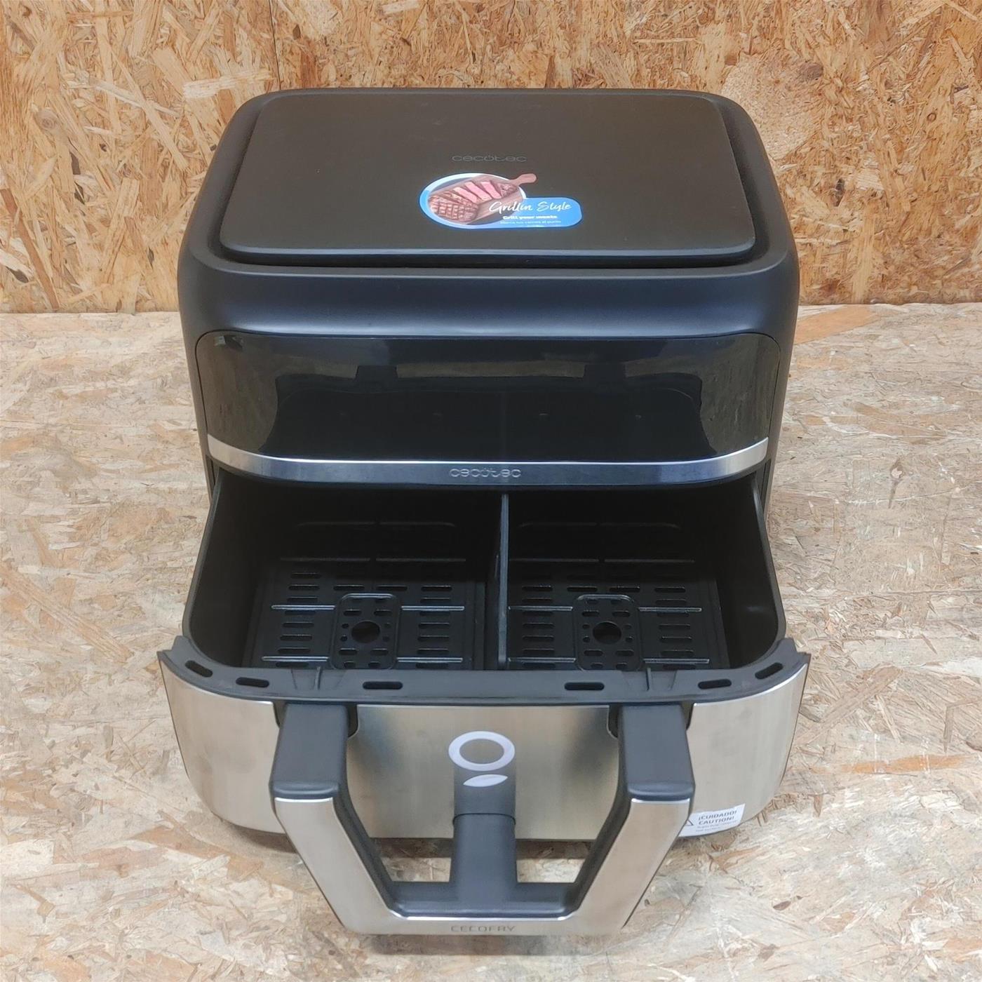 Cecotec Friggitrice ad aria Dual 9000 Perfect Cook 9 Litri