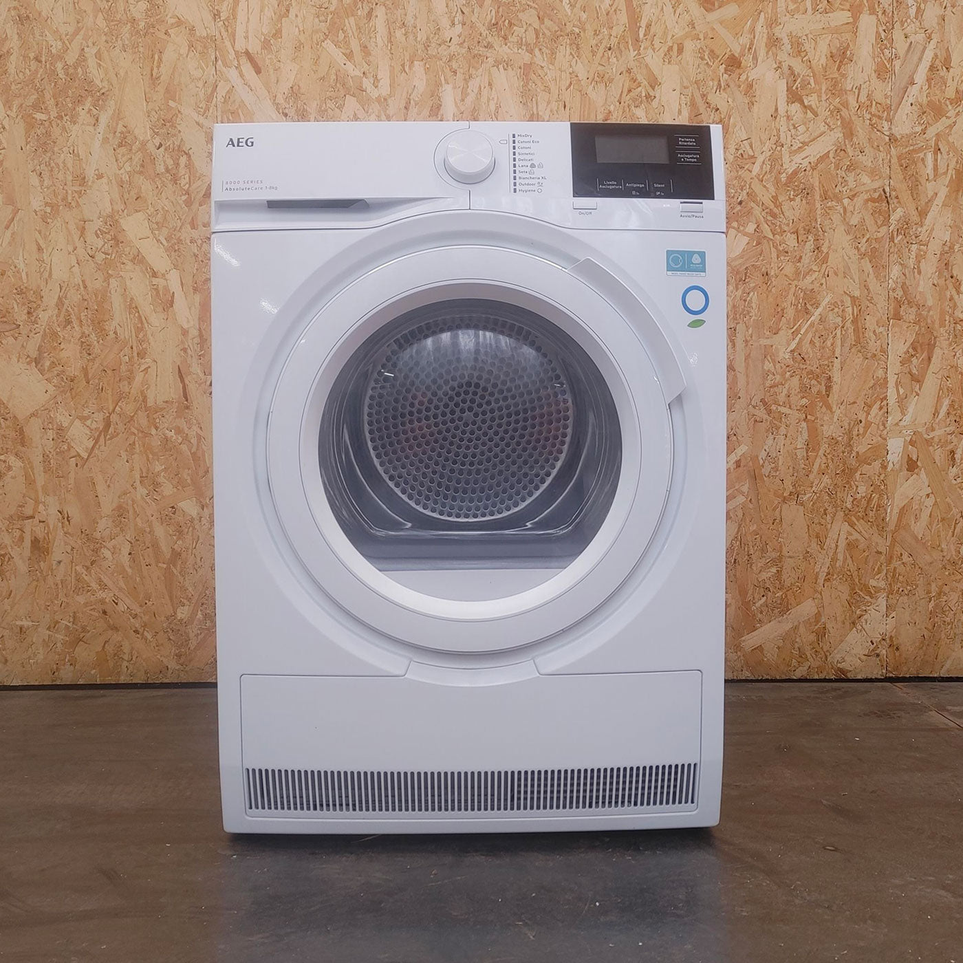AEG TR8G83GW asciugatrice Libera installazione Carica frontale 8 kg A+++ Bianco