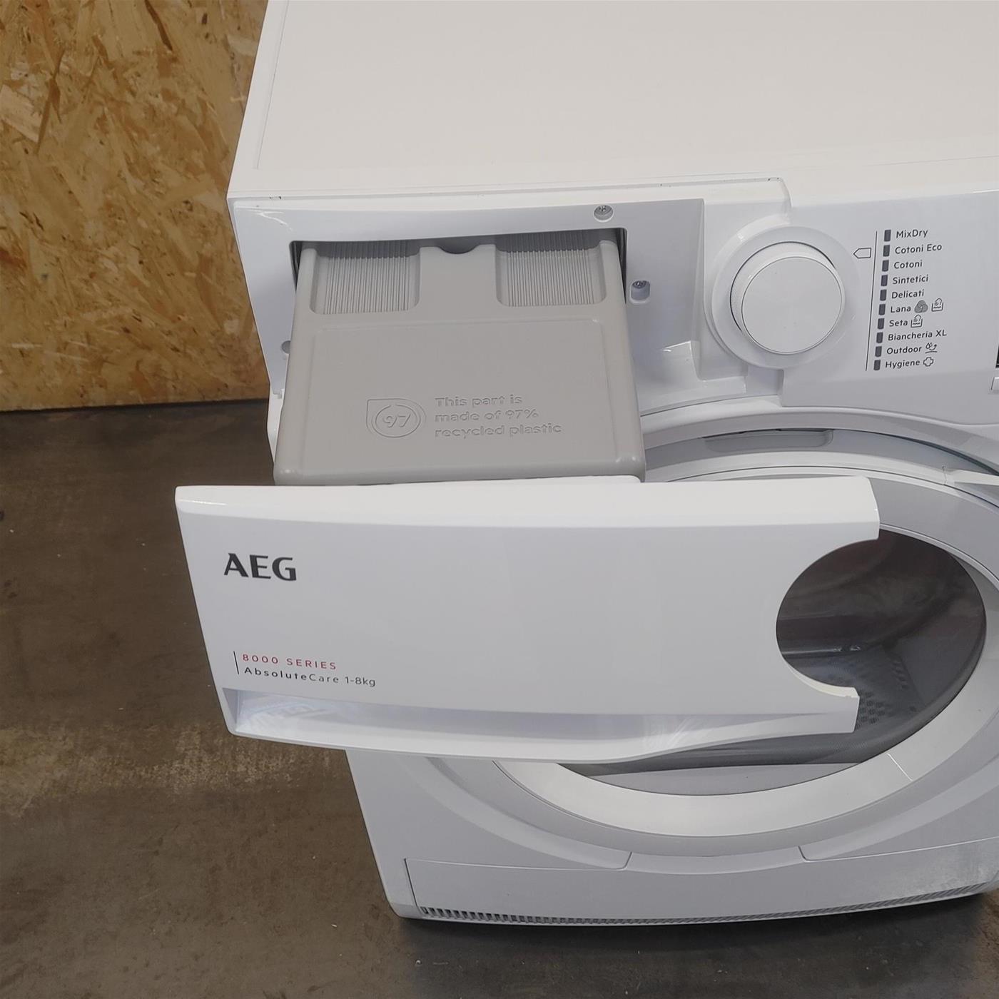 AEG TR8G83GW asciugatrice Libera installazione Carica frontale 8 kg A+++ Bianco