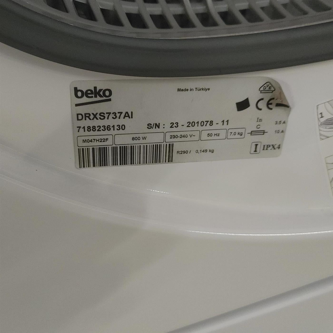 Asciugatrice Beko DRXS737AI 7 Kg