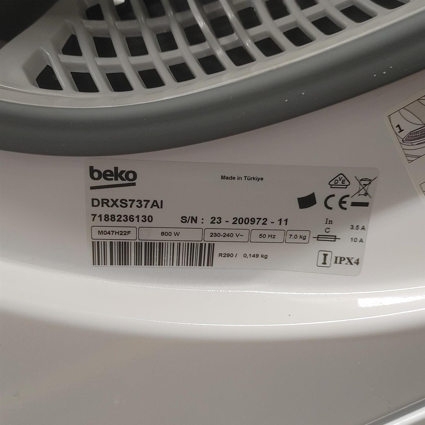 Asciugatrice Beko DRXS737AI 7 Kg