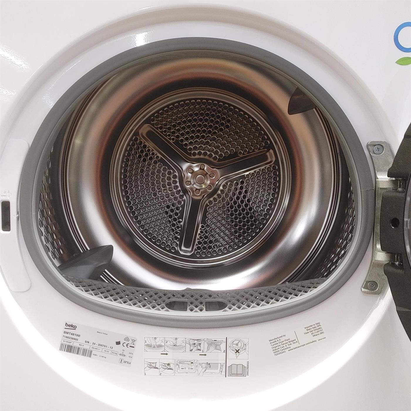 Asciugatrice Beko BMT481WI Inverter 8 Kg