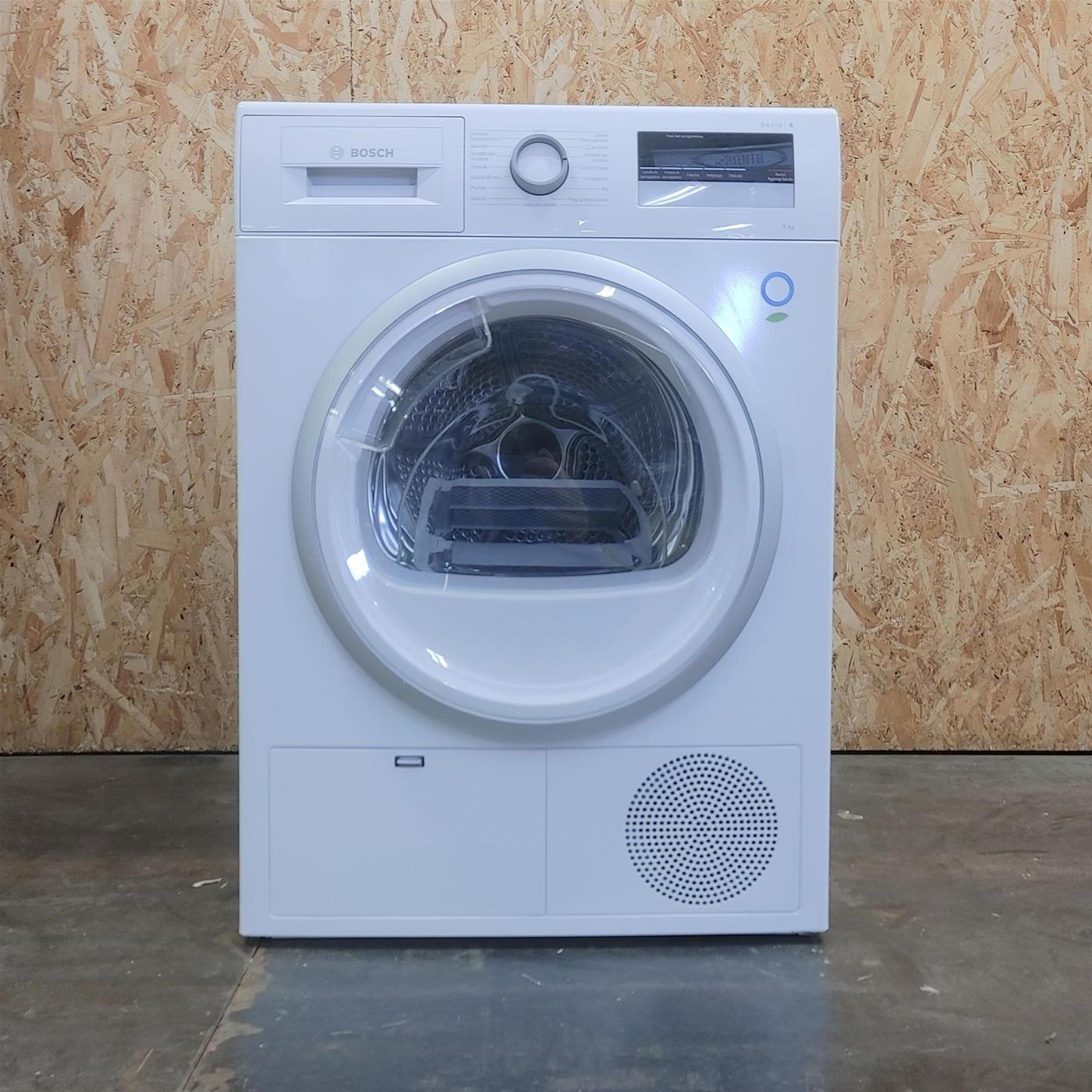 Asciugatrice Bosch WTH85V18IT Libera installazione Carica frontale 8 kg A++ Bianco