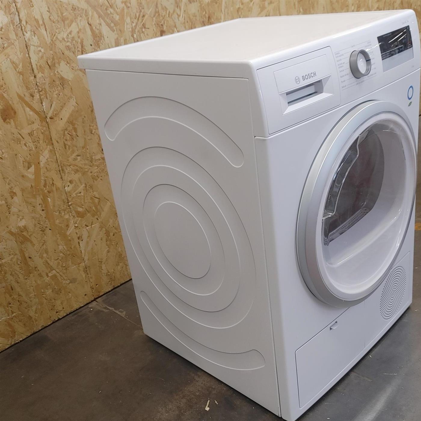 Asciugatrice Bosch WTH85V18IT Libera installazione Carica frontale 8 kg A++ Bianco