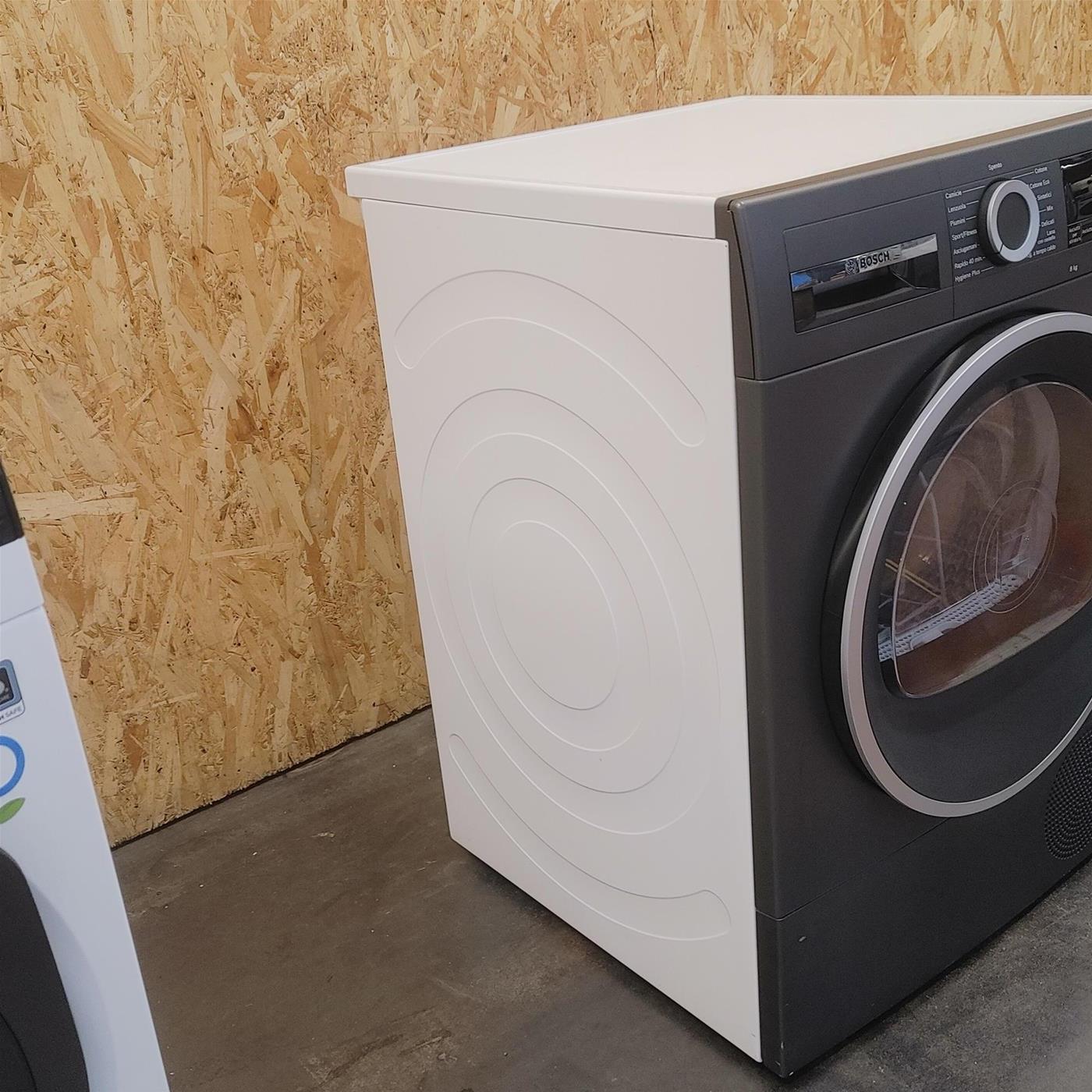 Asciugatrice Bosch WQG233DRIT Libera installazione Carica frontale 8 kg A+++ Grigio