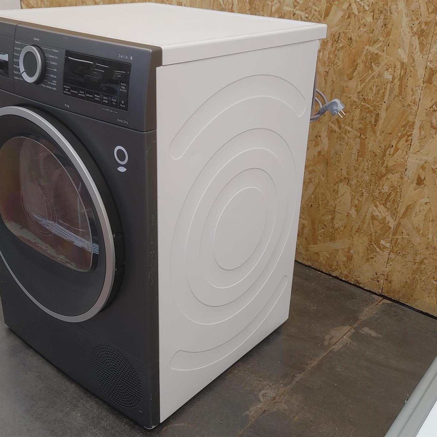 Asciugatrice Bosch WQG233DRIT Libera installazione Carica frontale 8 kg A+++ Grigio