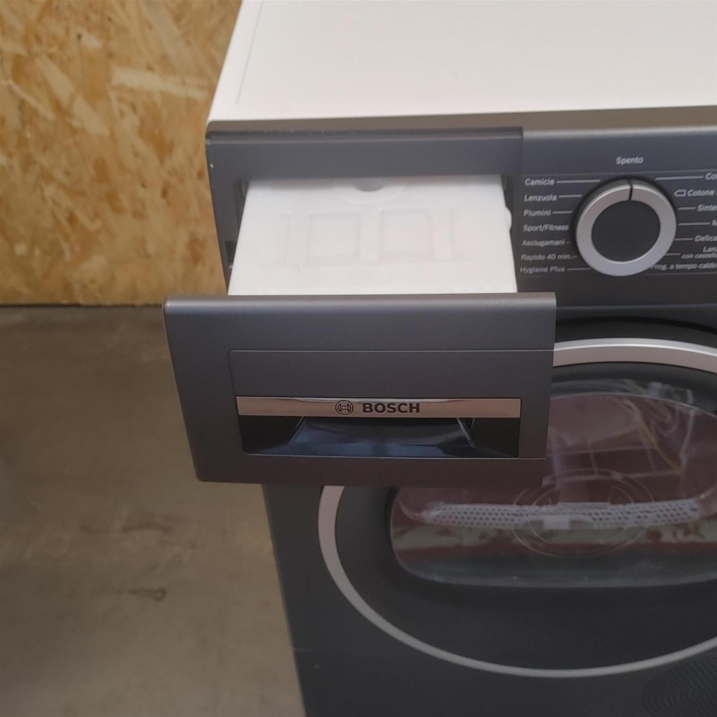 Asciugatrice Bosch WQG233DRIT Libera installazione Carica frontale 8 kg A+++ Grigio