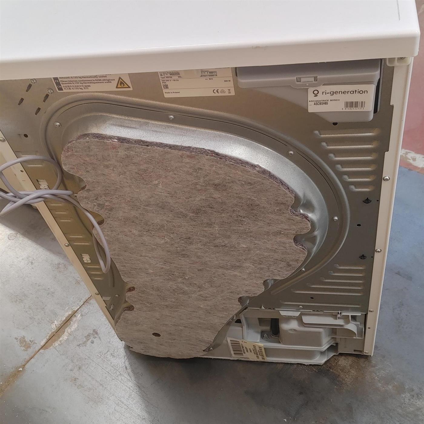 Asciugatrice Bosch WQG233DRIT Libera installazione Carica frontale 8 kg A+++ Grigio