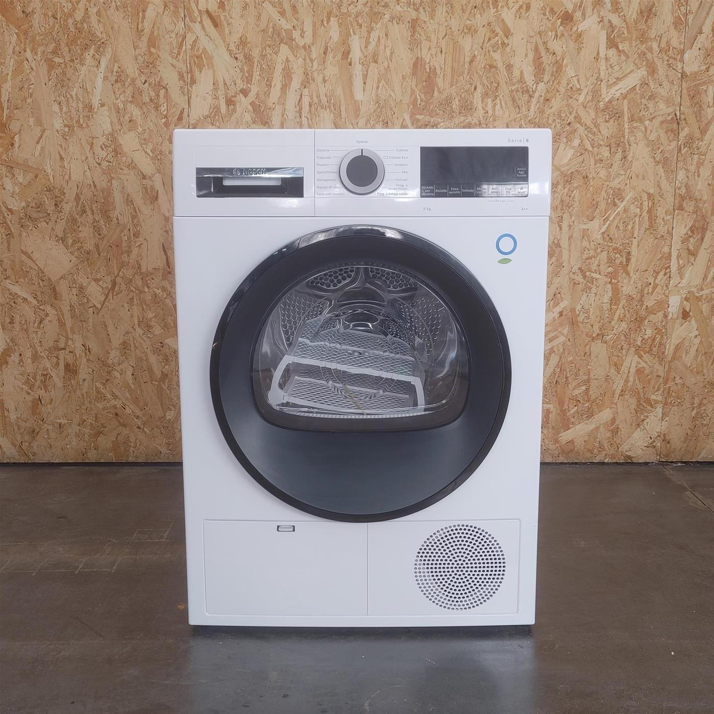 Asciugatrice Bosch Serie 6 WQG24109IT Pompa di calore 9 Kg