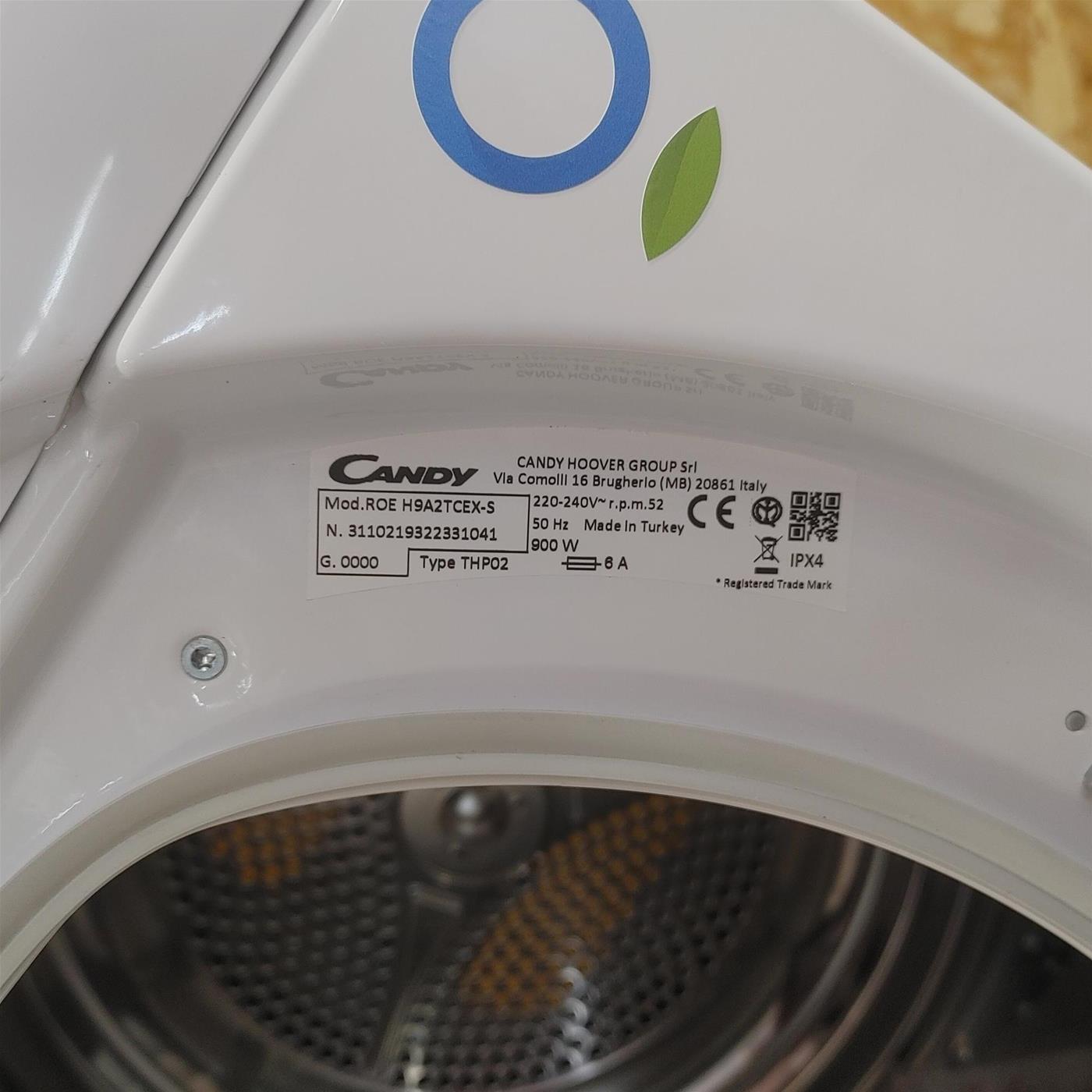 Asciugatrice Candy RapidÓ ROE H8A3TSEX-S 8 Kg Bianco