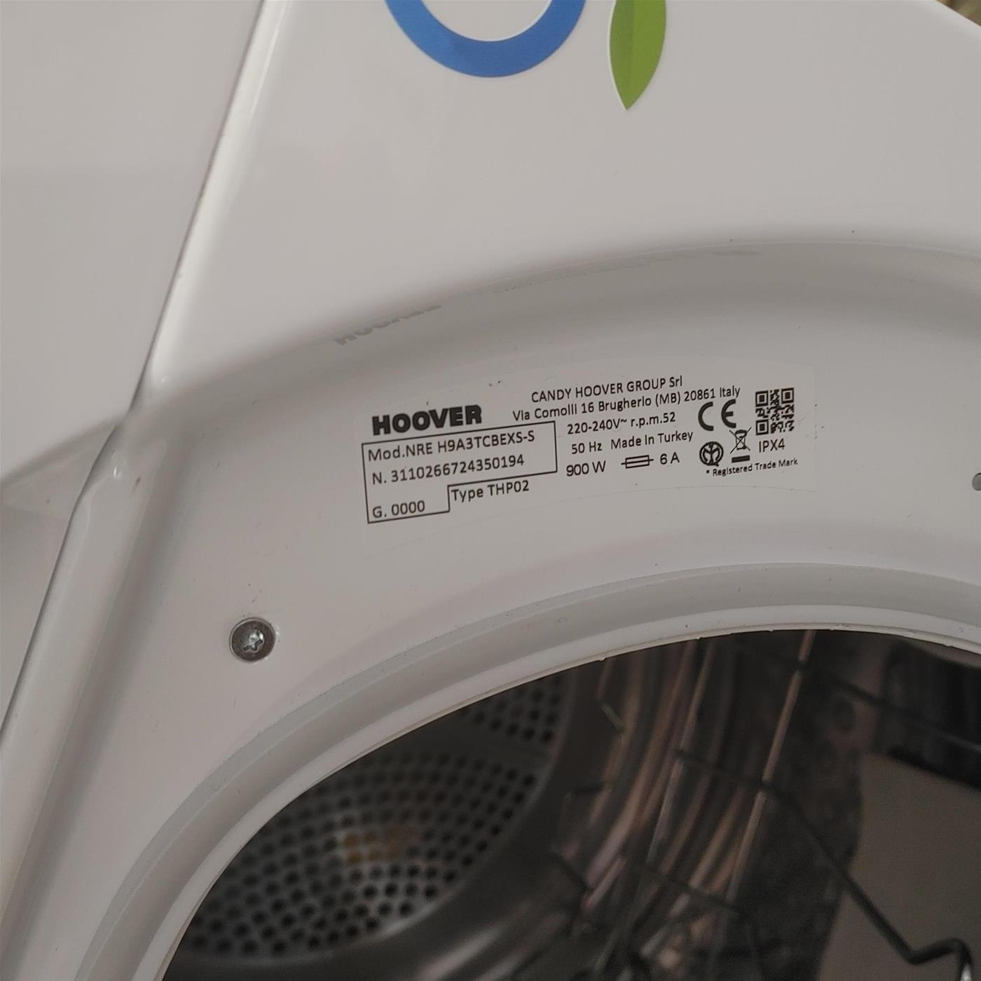 Asciugatrice Hoover NRE H9A3TCBEXS-S 9 Kg