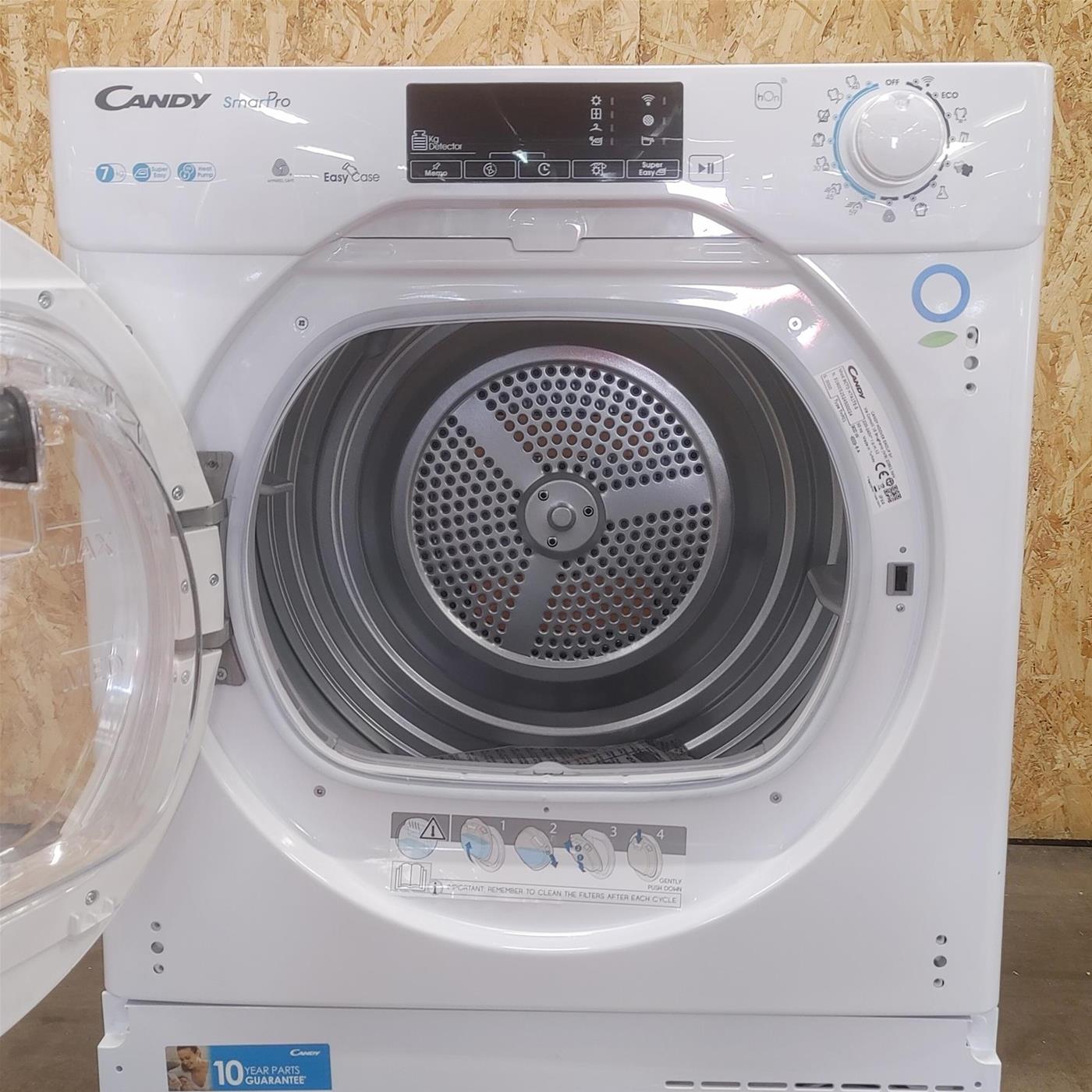 Asciugatrice Candy Smart Pro BCTD H7A1TE-S Da incasso 7 Kg