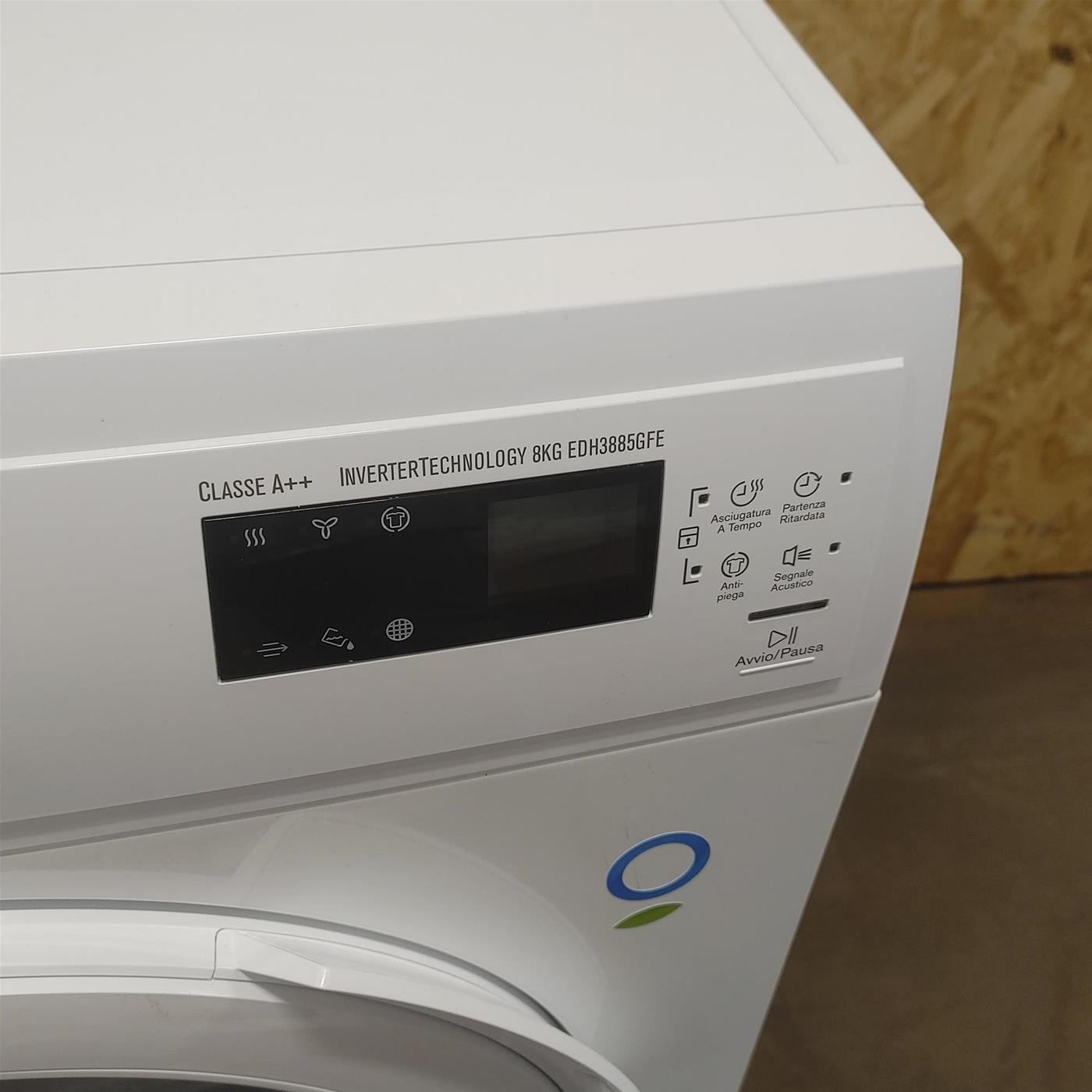 Asciugatrice Electrolux EDH3885GFE Libera installazione Caricamento frontale 8 kg A++ Bianco