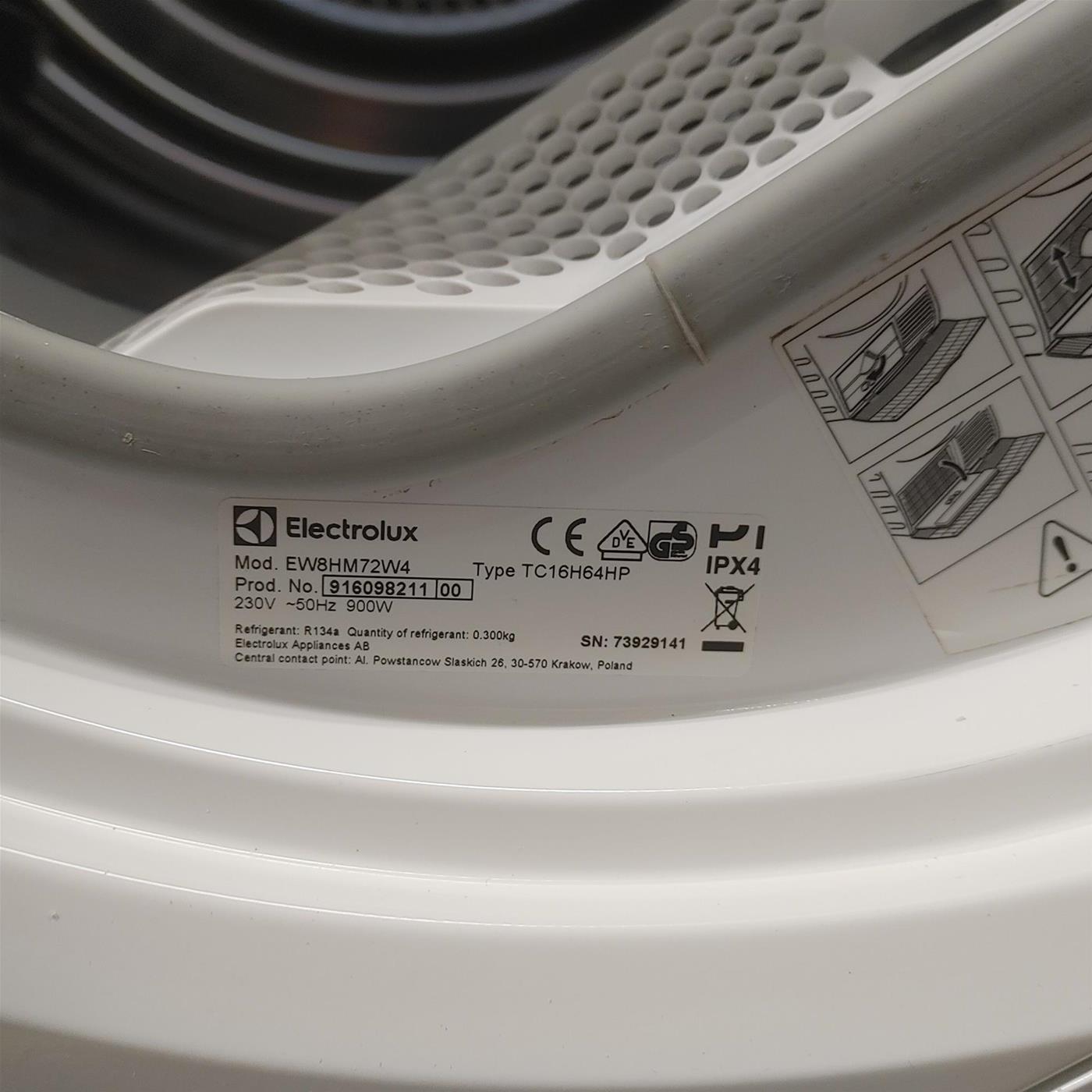Asciugatrice Electrolux EW8HM72W4 7 Kg