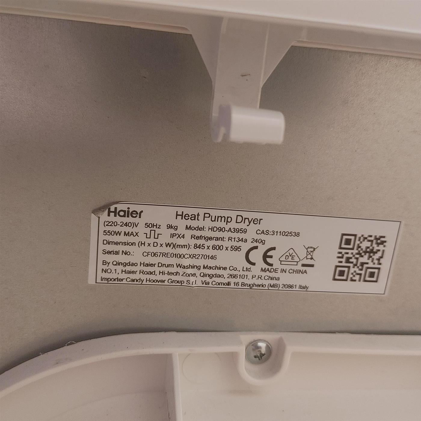 Asciugatrice Haier I-Pro Series 5 HD90-A3959 9 Kg