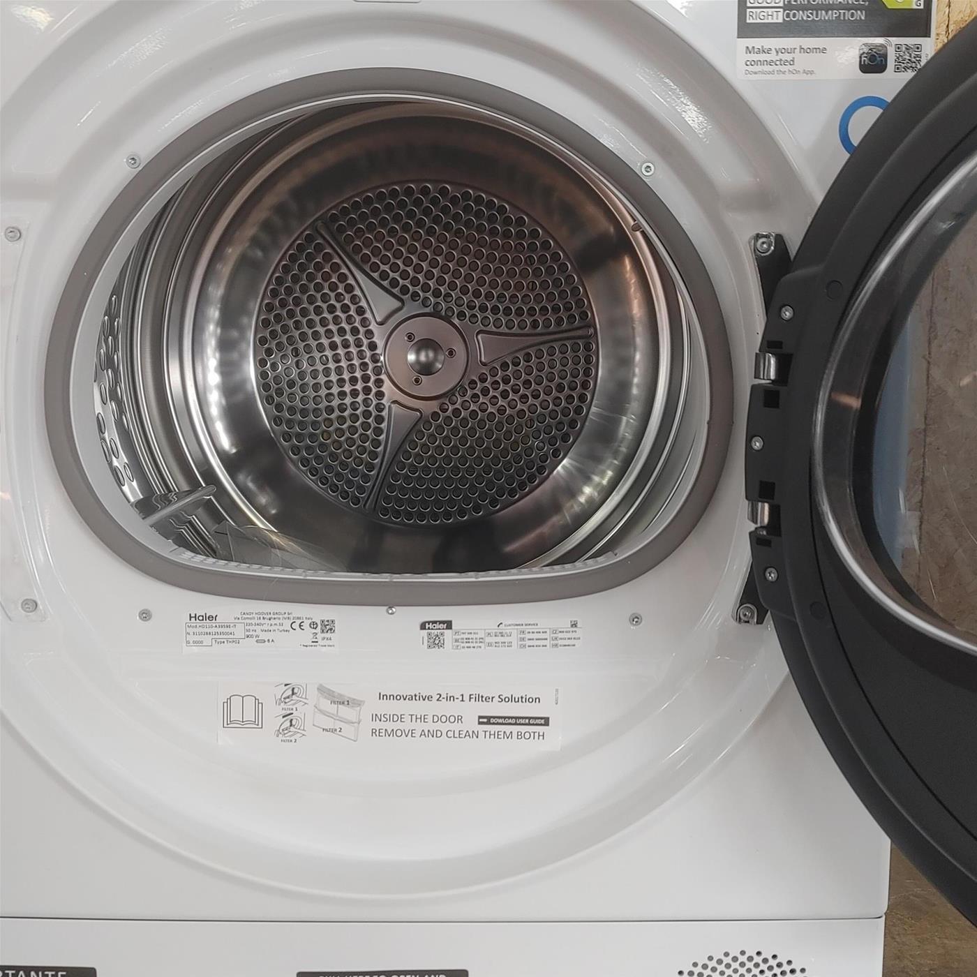 Asciugatrice Haier I-Pro Serie 5 HD110-A3959E-IT Inverter Wi-Fi 11 Kg