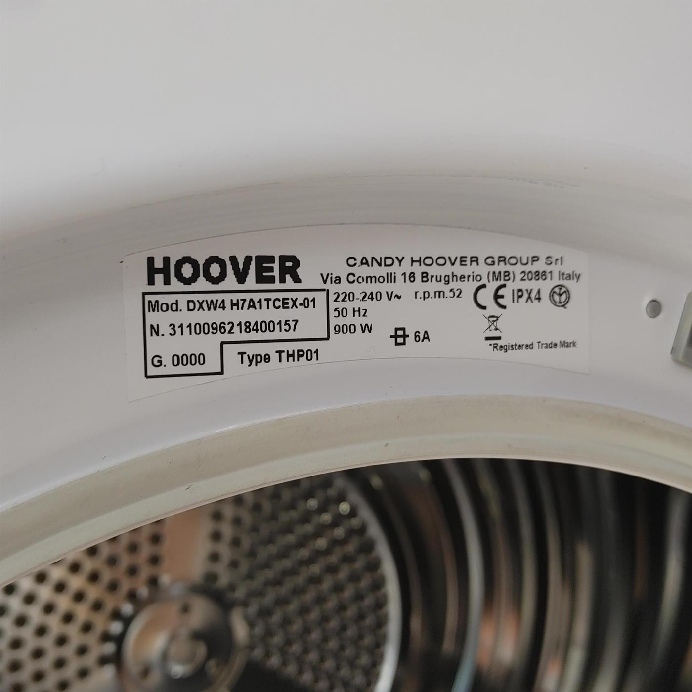Hoover Slim Next DXW4 H7A1TCEX-S asciugatrice Libera installazione Caricamento frontale 7 kg A+ Bianco