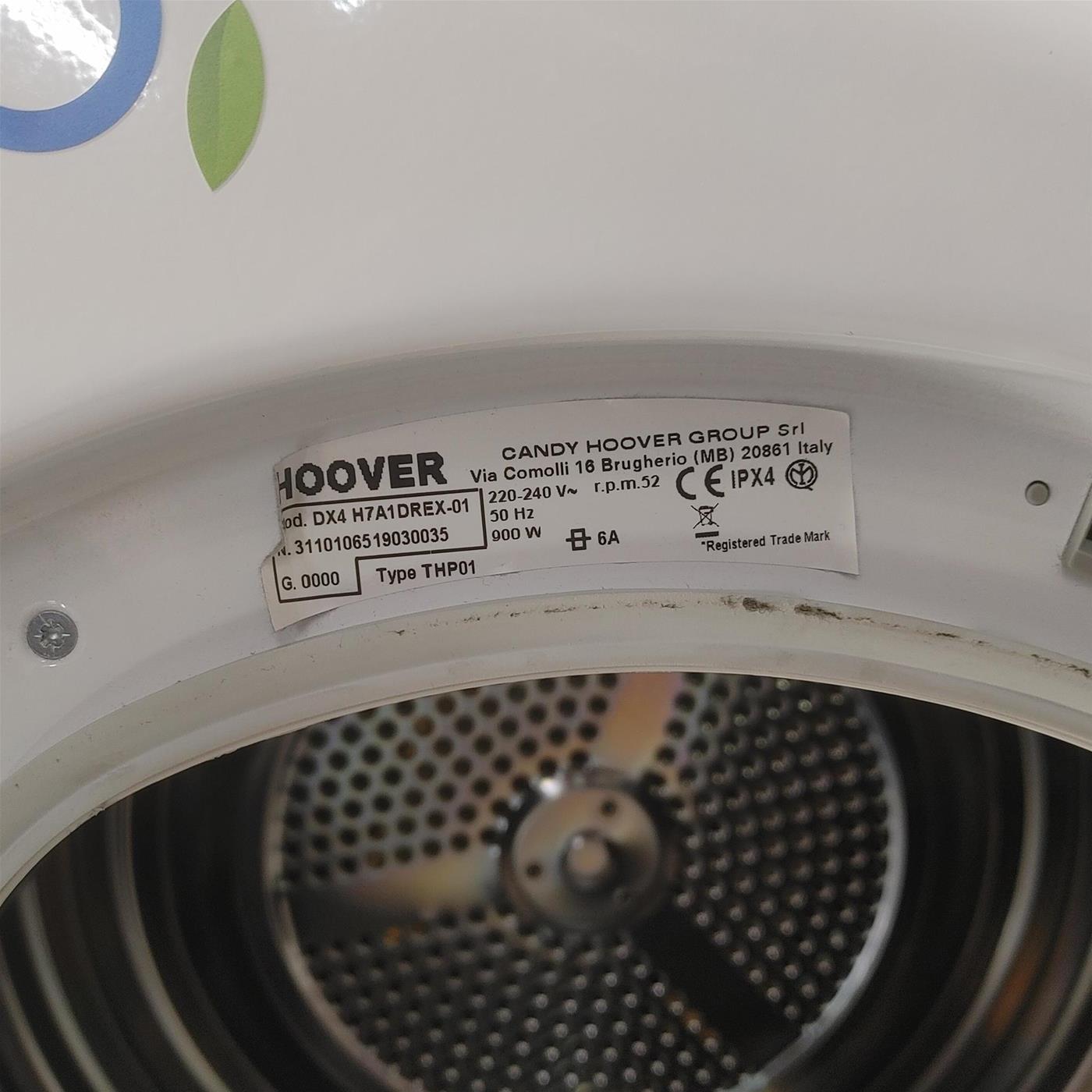 Asciugatrice Hoover DX4 H7A1DREX-01 7 Kg