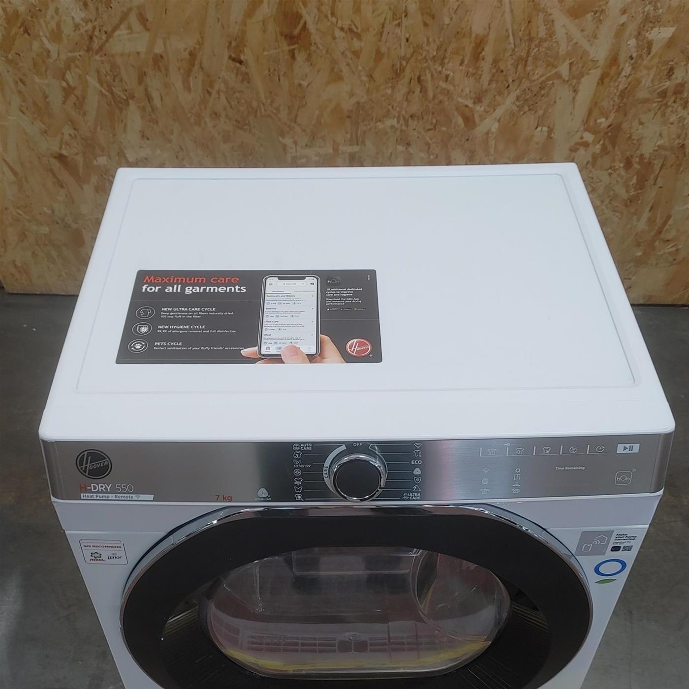 Asciugatrice Slim Hoover H-DRY 550 NR4 H7A2TCBEX-S Wi-Fi 7 Kg