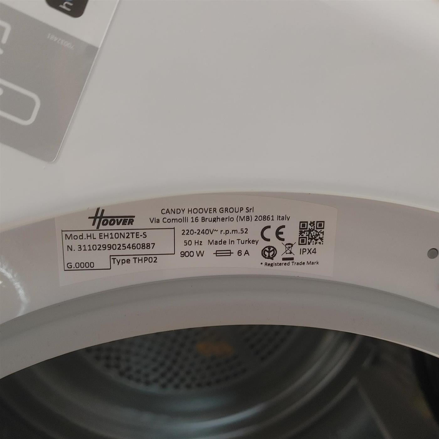 Asciugatrice Hoover HL EH10N2TE-S 10 Kg