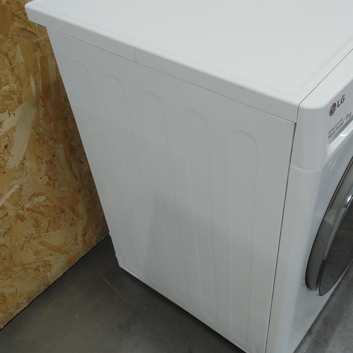 LG RC90V9AV2W Asciugatrice 9 kg Pompa di Calore Libera installazione Carica frontale A+++