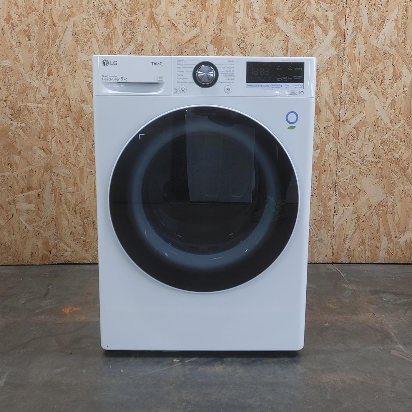 Asciugatrice intelligente LG RH90V5AV5N Libera installazione 9 kg