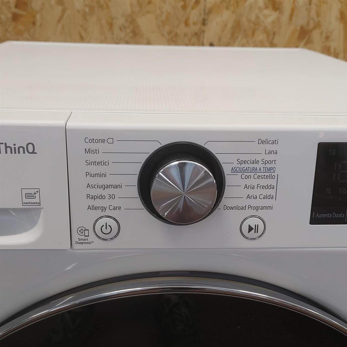 Asciugatrice intelligente LG RC90V9AV2W 9 Kg