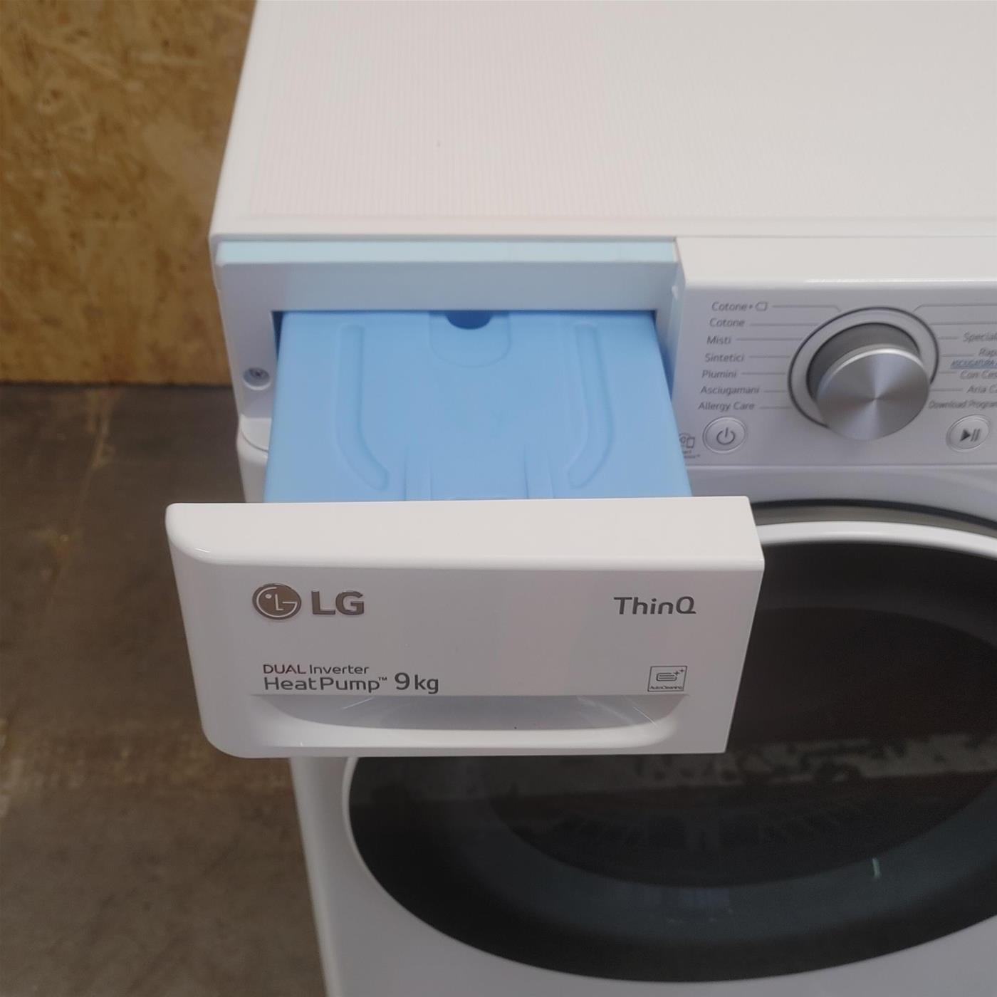 Asciugatrice LG RH90V5AV5N Libera installazione Caricamento frontale 9 kg A++ Bianco