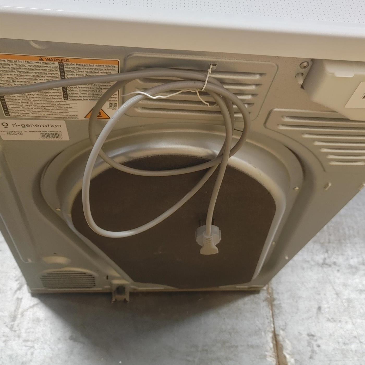 LG RH90V5AV6Q asciugatrice 9 kg Pompa di Calore Libera installazione Carica frontale A++