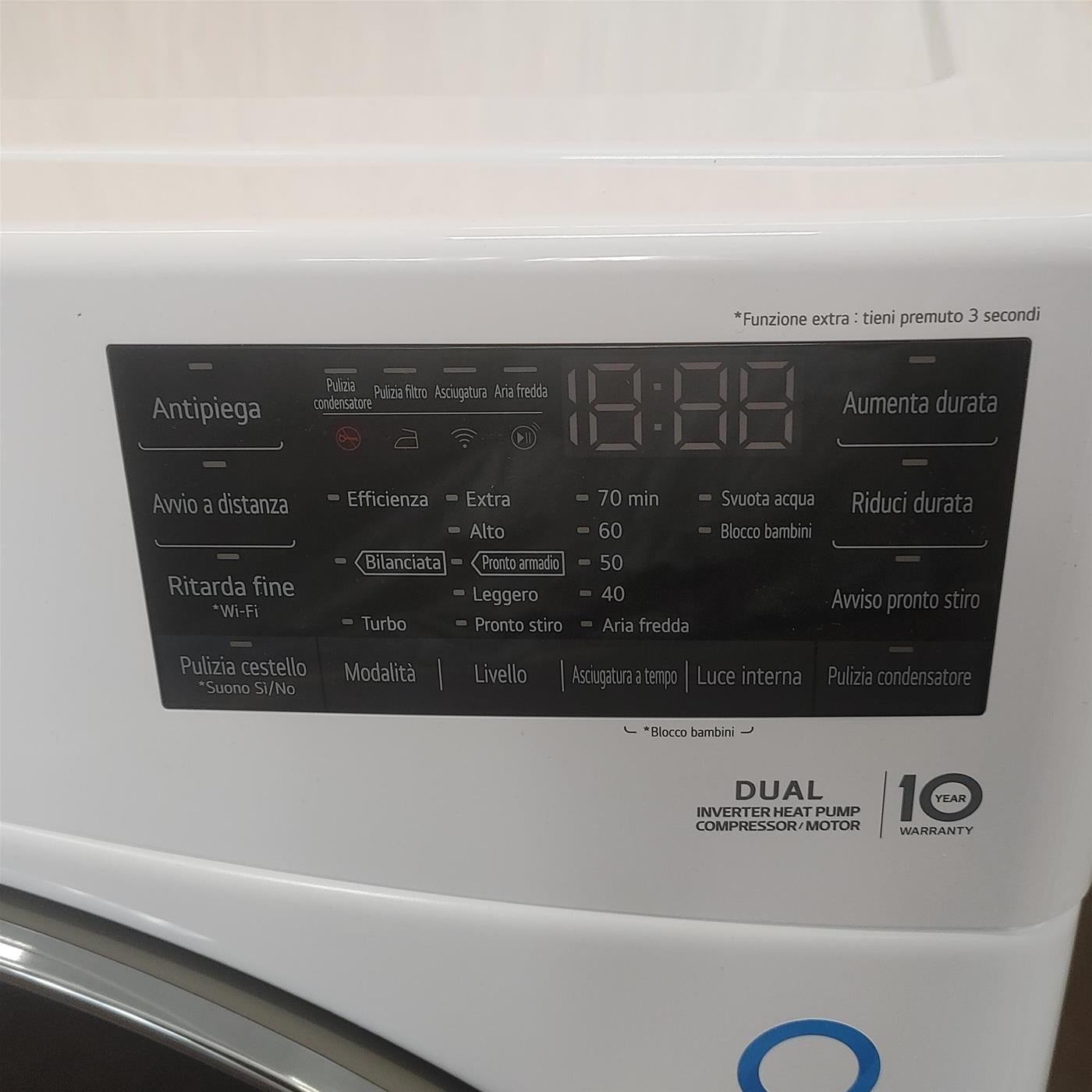 Asciugatrice LG RH18U8AVCW 18 Kg