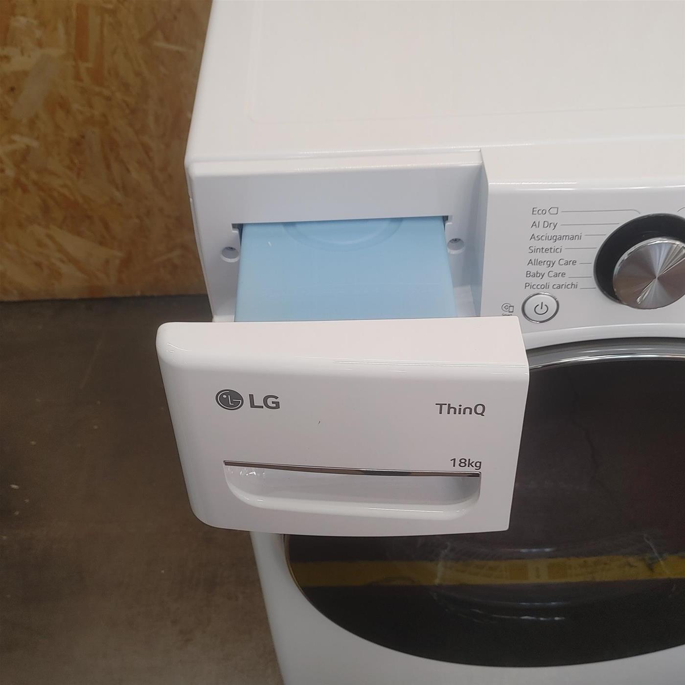 Asciugatrice LG RH18U8AVCW 18 Kg